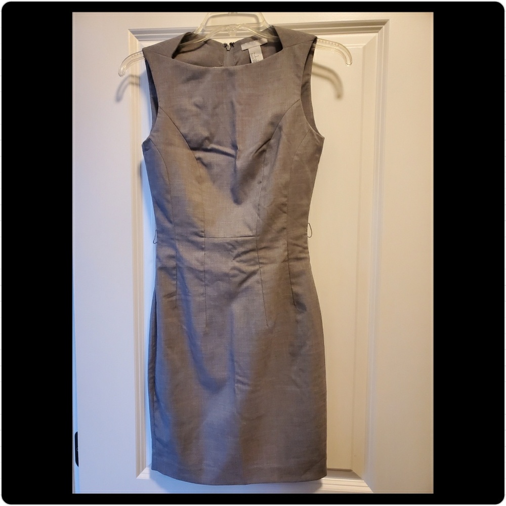 NWT Gray fitted pencil dress - SIZE 2